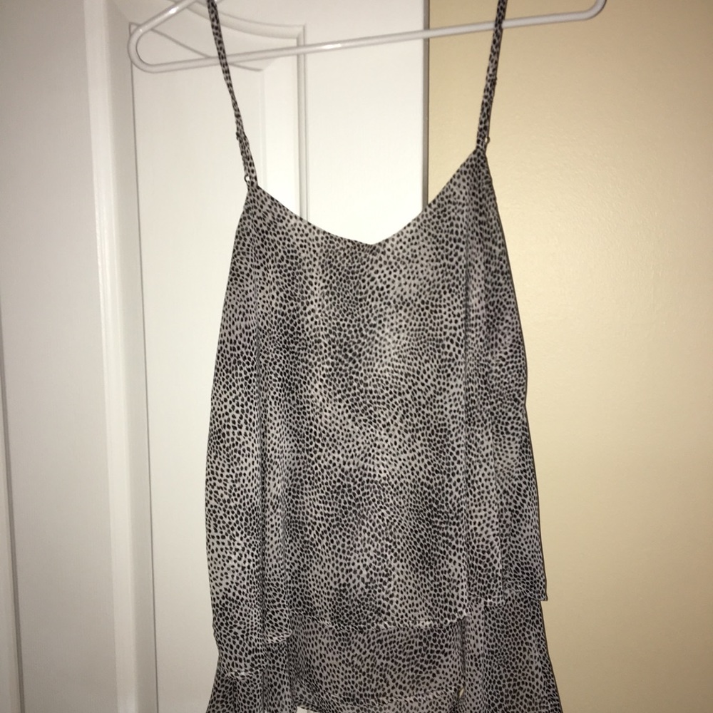 Collective Concepts black and white dot tank